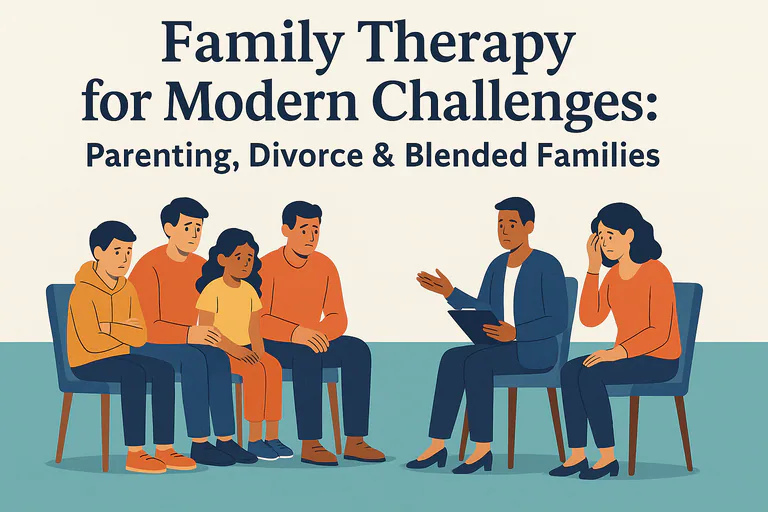 Family Therapy for Modern Challenges: Parenting, Divorce & Blended Families