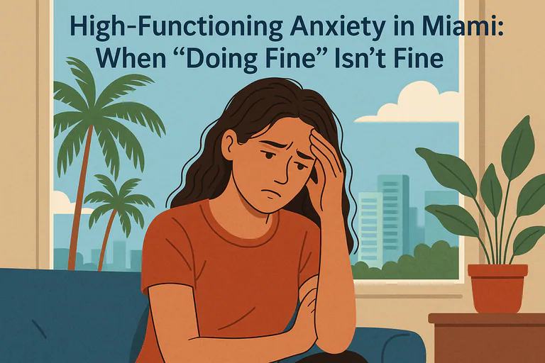 High-Functioning Anxiety in Miami: When Doing Fine Isnt Fine