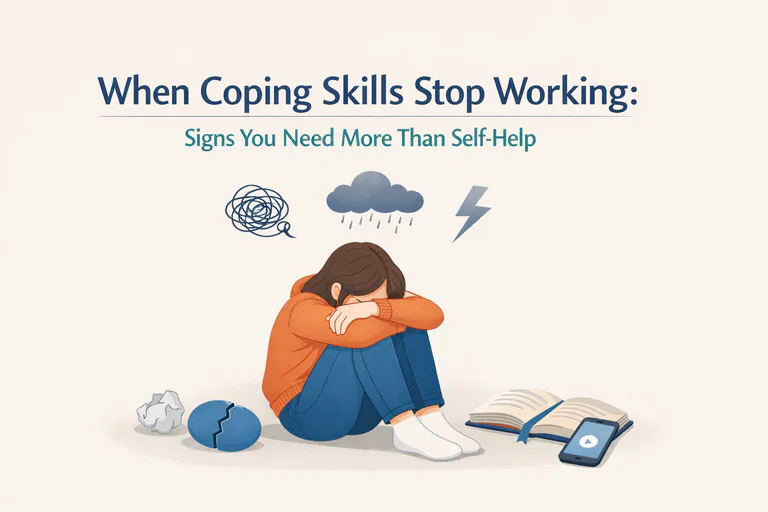 When Coping Skills Stop Working: Signs You Need More Than Self-Help