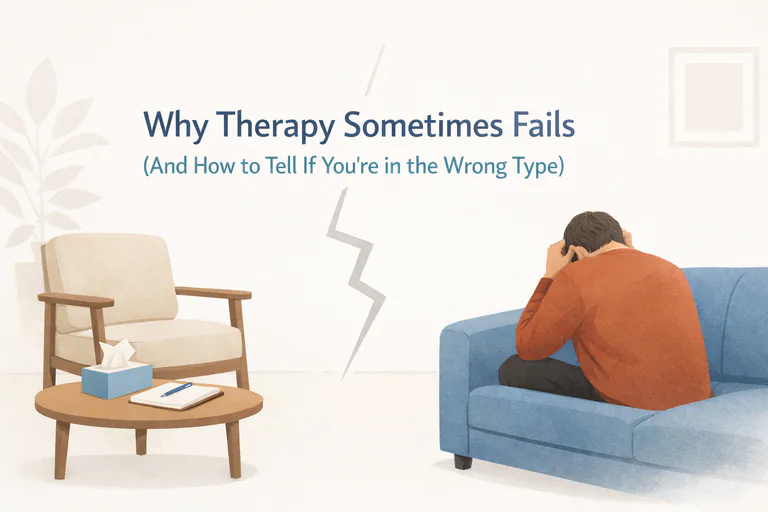 Why Therapy Sometimes Fails (And How to Tell If Youre in the Wrong Type)